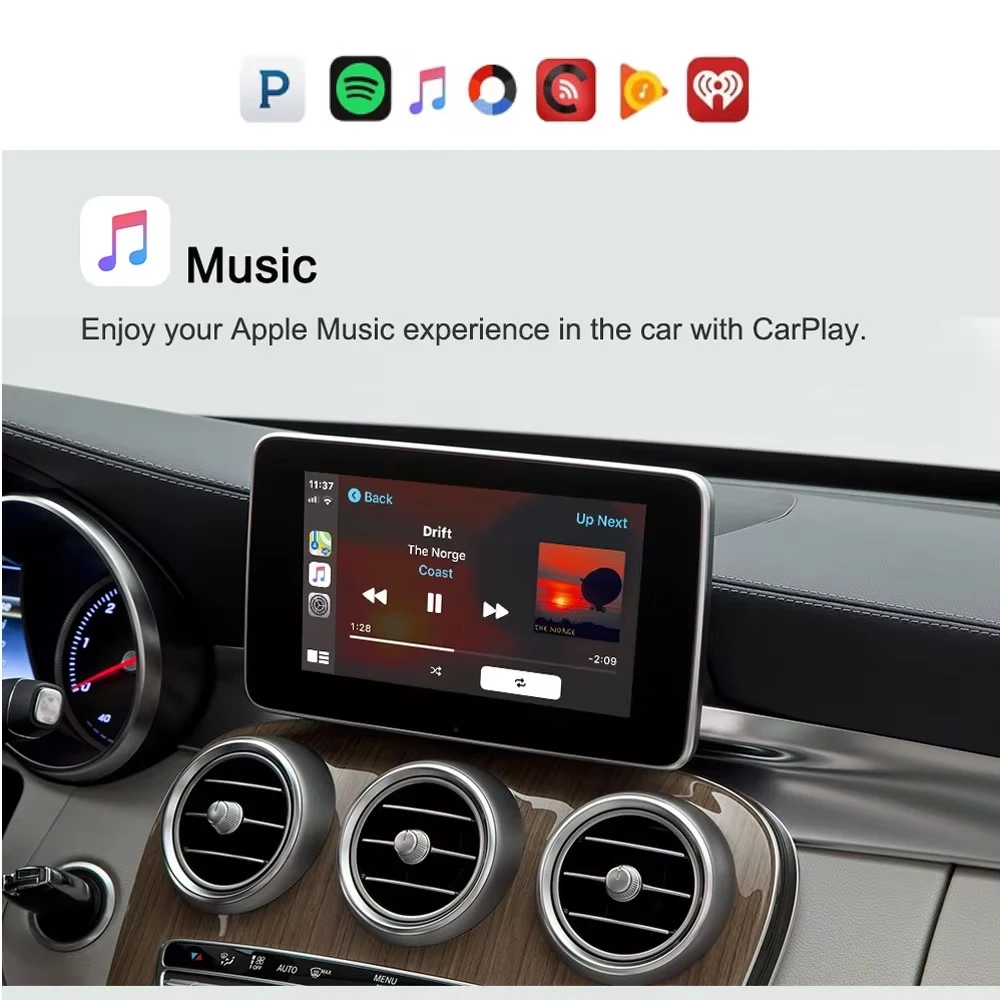 XUDA Wireless Apple CarPlay Module for Mercedes C GLC S Class W205 W253 NTG5.0 System, Android Auto Box Car Play Interface - Image 3