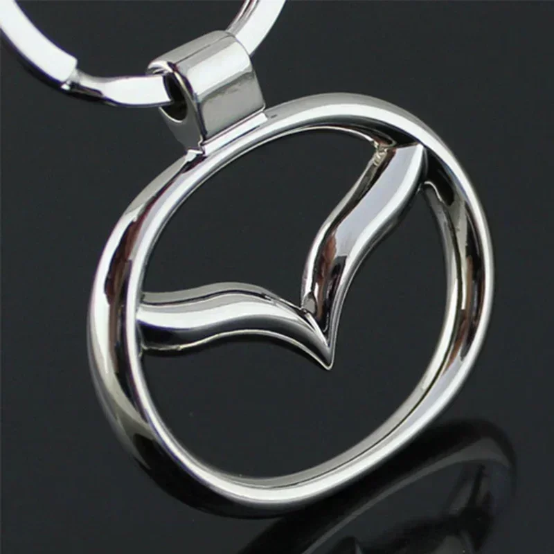 Alloy Keychain Hollow Out Key Ring Pendant Ornaments for Mazda 2 3 6 323 626 RX8 RX7 MX3 CX3 CX5 Atenza Protege Axela Speed 6