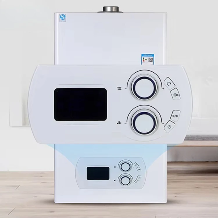 40KW Wall Mounted Gas Water Heater Commercial Grade Instant High Efficiency Power Exhaust for Large House Villa Hotel