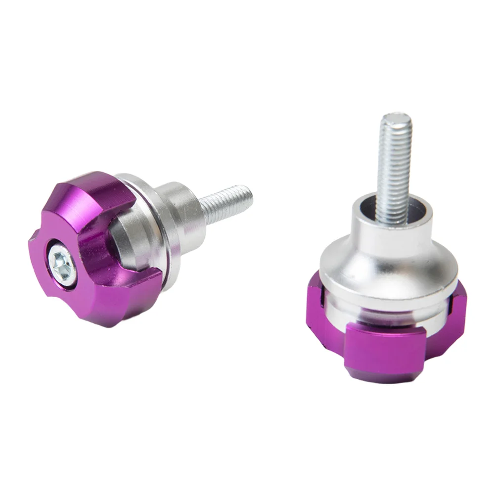 2PCS Refit License Plate Decoration Bolts Made of Aluminum Alloy with High Precision Machining for Motorcycles