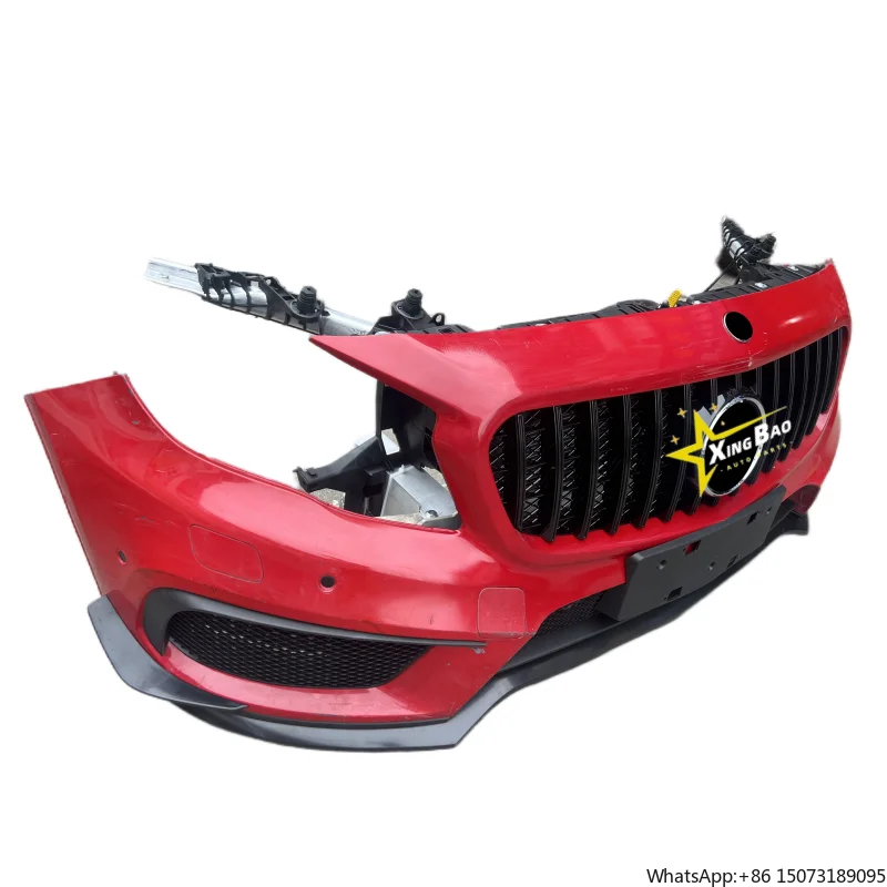 

Горячая продажа: Оригинальный б/у бампер в сборе для Mercedes-Benz GLA 156 с решеткой и радиатором