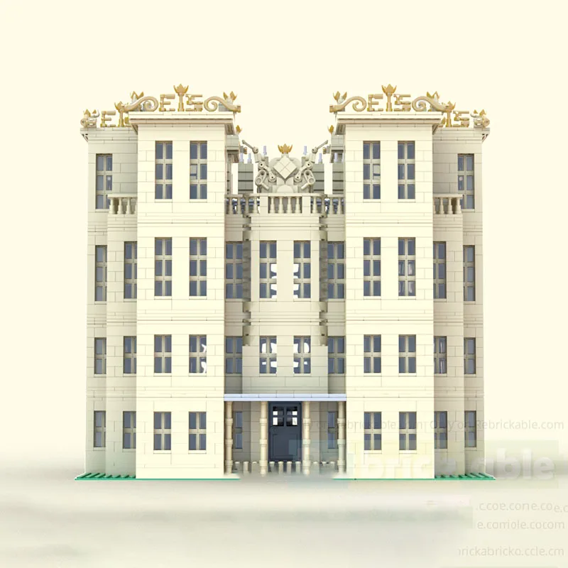 Cidade rua vista moc blocos de construção arquitetura modelo hardwick tecnologia blocos de construção diy brinquedos festival presente conjunto montagem