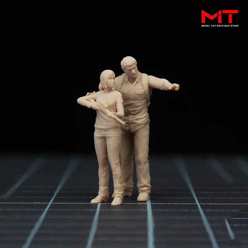 الجندي جويل وألي المشهد الدعائم ، الدعائم مصغرة غير مصبوغ ، أرقام الطباعة ثلاثية الأبعاد ، نموذج للسيارات الرمال ، اللعب الديكور ، 1/64 ، 1/43