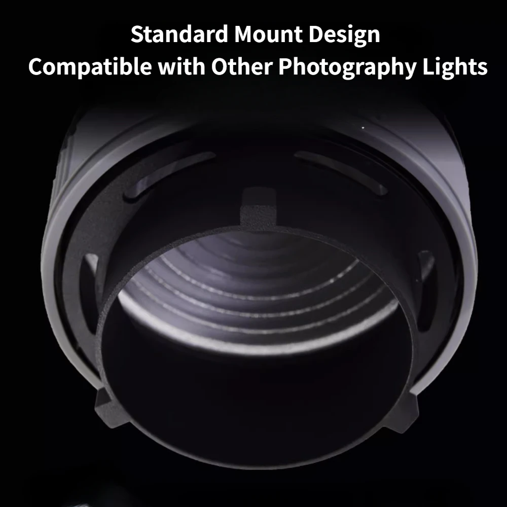 ZSYB مصباح التصوير الفوتوغرافي الأضواء أنبوب عدسة فريسنل 5 مرات أكثر إشراقا زووم بصري للنمذجة الفنية وأنبوب الأضواء التصوير الفوتوغرافي