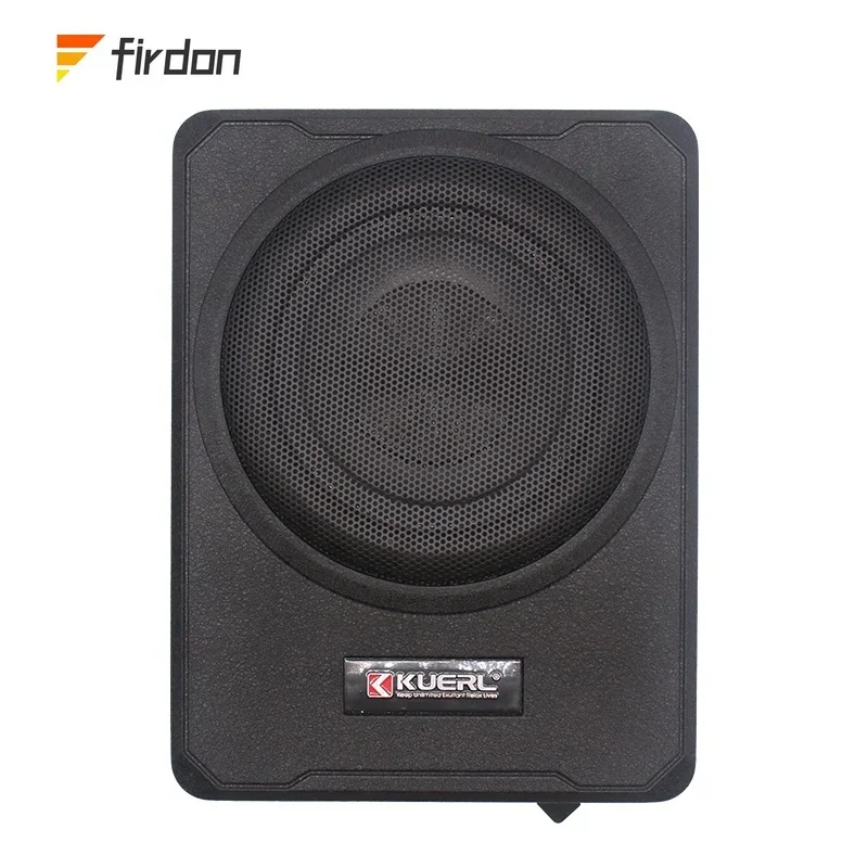 Wholesale super bass active underseat subwoofer 8 inch high power 600W flat car subwoofer