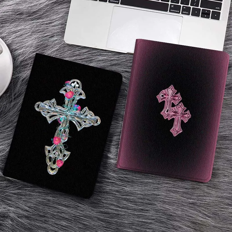 

Crystal Cross Art Decor Tablet Case For Samsung Galaxy Tab S7 S8 S9 S10 FE Lite Gift