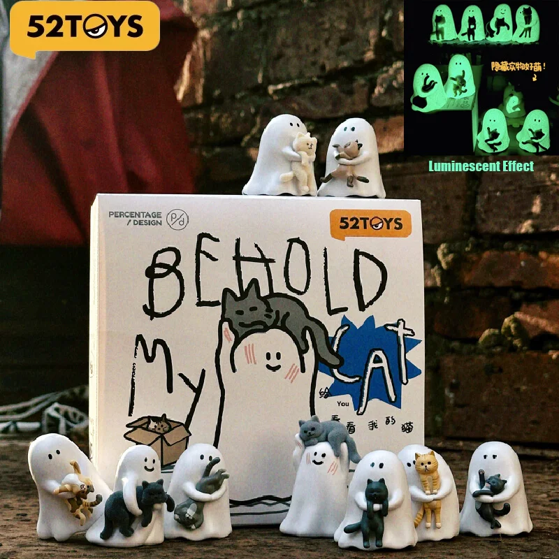 

【In Stock】52TOYS Ghody Behold My Cat Series Mini Figures Blind Box Mystery Box Fun Office Desktop Decorations Collectible Gifts