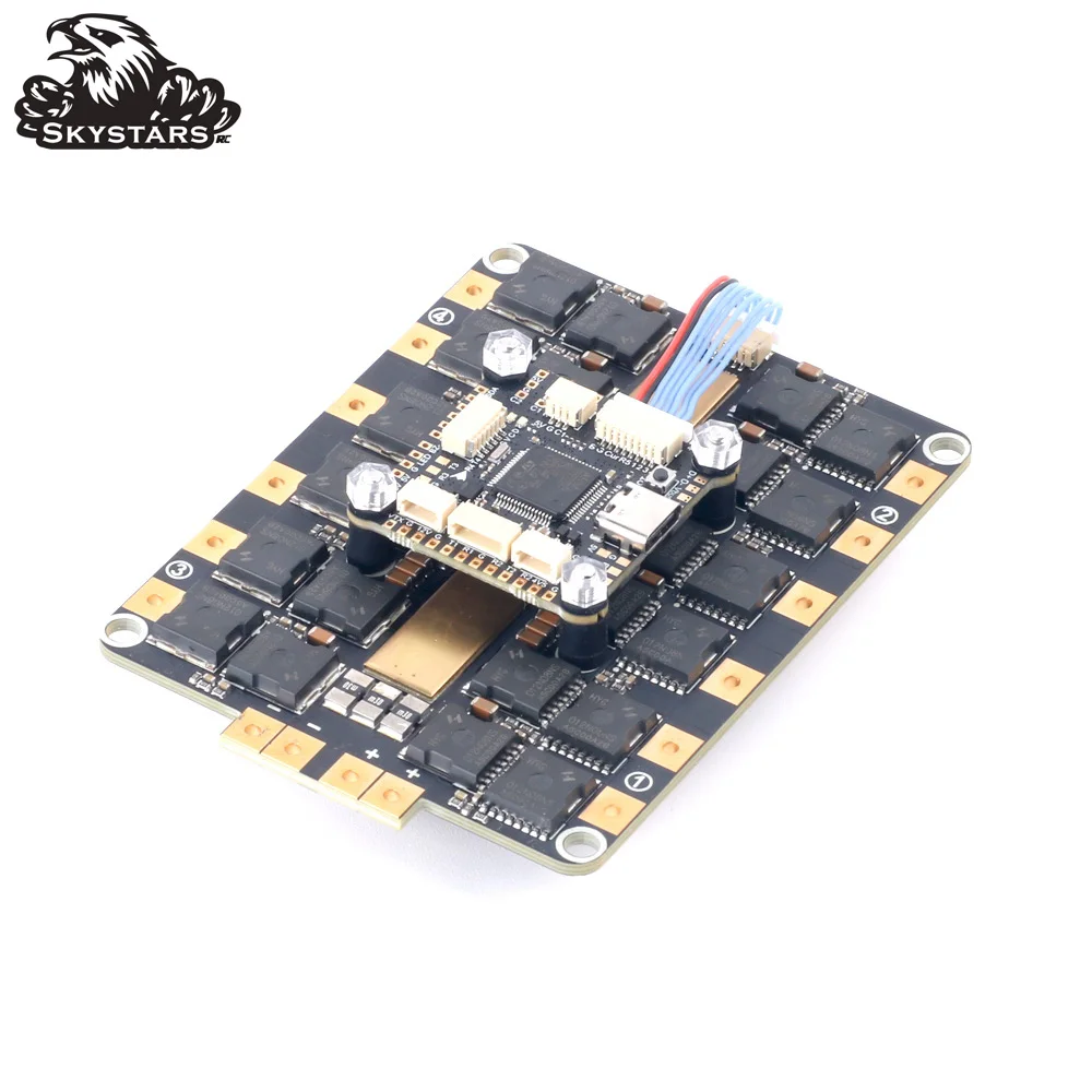 

Полетный контроллер Skystars F722 Betaflight F7 FC с регулятором скорости 4-в-1 120A 6-12S BLheli_S ESC для FPV-дронов и гоночных квадрокоптеров RC