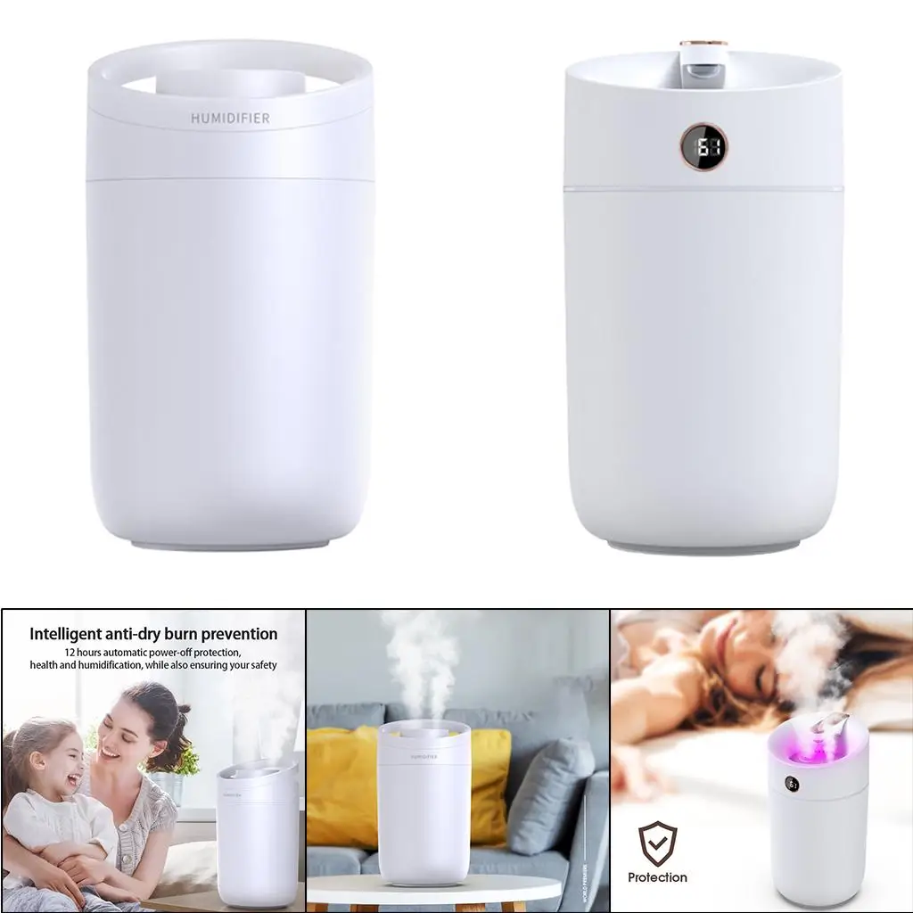 3L USB Powered Air Humidifier Aroma Essential Oil Diffuser Home Frangrance