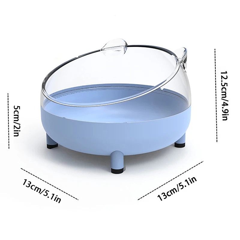 Bassin de sable d'urine entièrement transparent pour hamster HOHouse, salle de bain de sable, maison de jouet, approvisionnement pour petits animaux de compagnie, accessoires