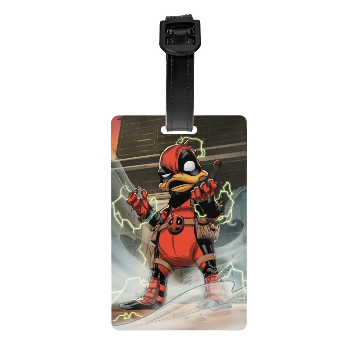 علامات الأمتعة Deadpool Manga المخصصة لملصق معرف غطاء الخصوصية لحقيبة السفر