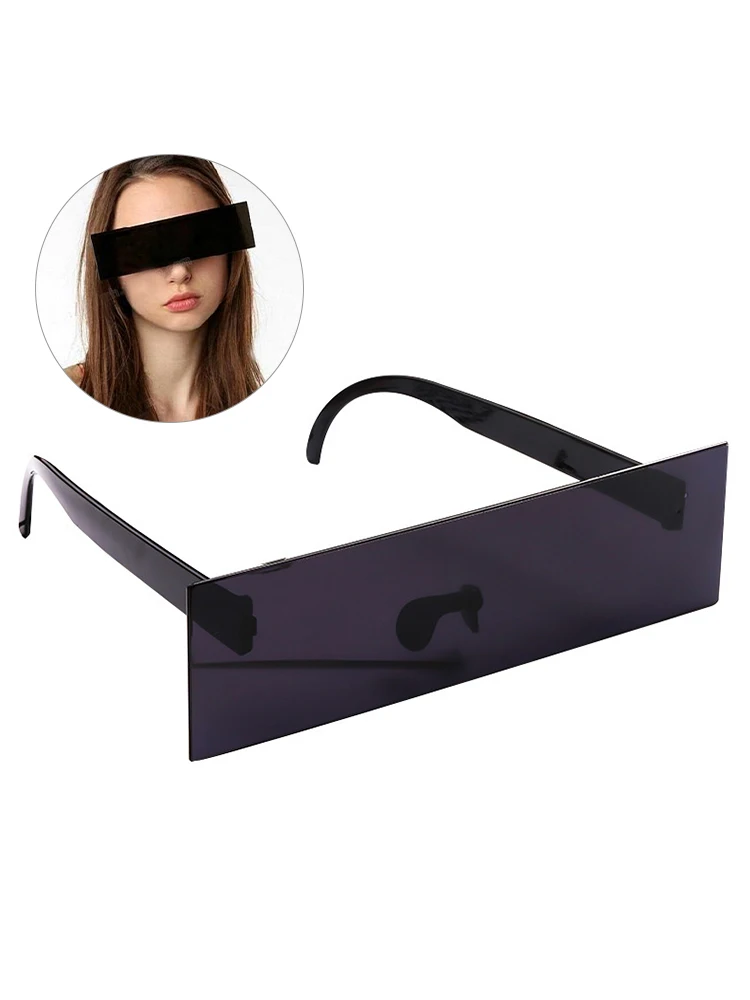 Ausgefallene Brille, Photobooth-Requisiten, Zensur, schwarze Sonnenbrille für Kostümparty – Detail 14