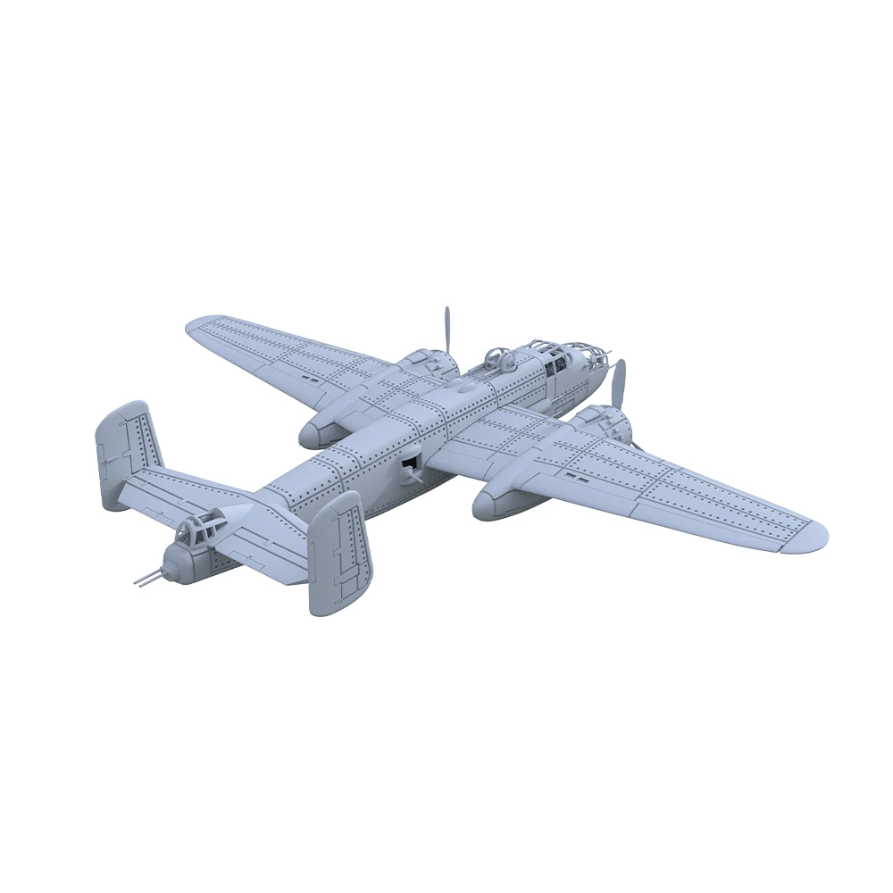 Yao's Studio LYR221 1/100 1/144 1/200 1/350 1/700 Military Model Kit U.S Navy B-25J-1 Mitchell Bomber