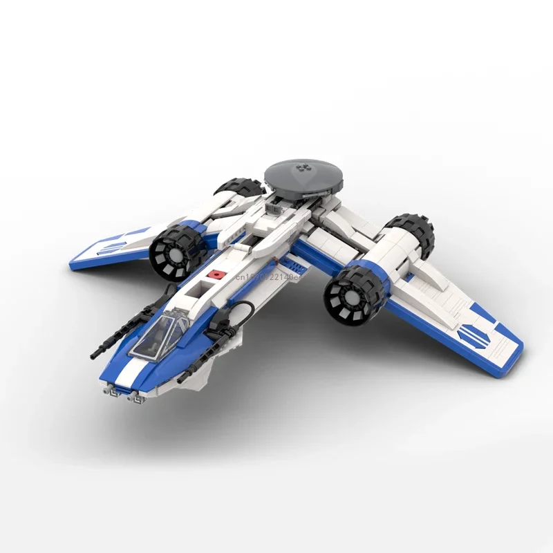 

1444 шт. знаменитый звездный фильм MOC Battlefield воздушная бронированная Прямая поставка Spacefighter креативные идеи детские блоки для подарков на день рождения