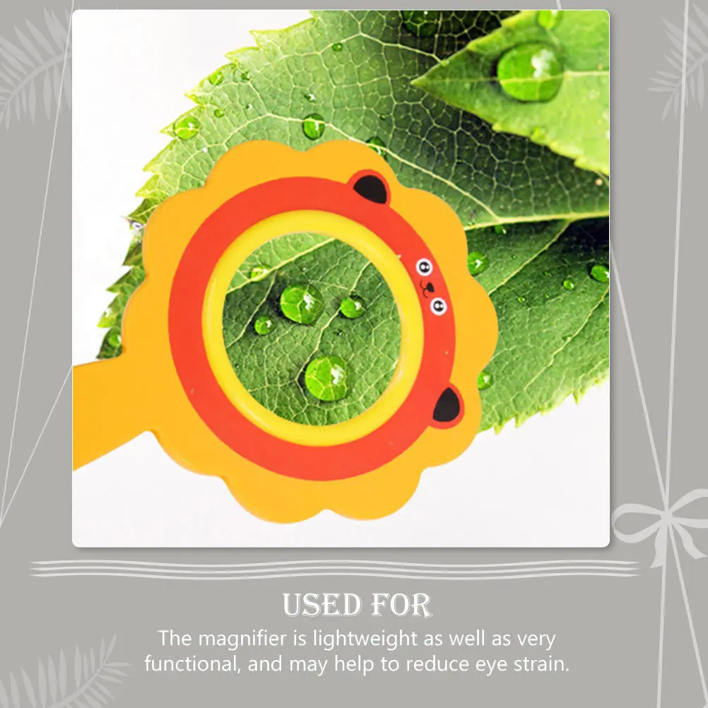 

Cartoon Observation Magnifier for Children Lightweight Portable Handheld Scientific Magnifying Glass Magnifying Lens