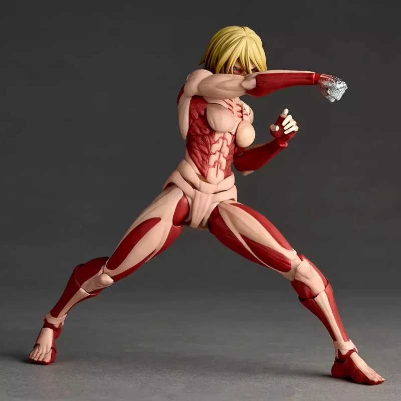 本物の進撃の巨人素晴らしい山口スタイルの巨人アニーアクションフィギュアアニメ周辺玩具コレクタブルモデル装飾ギフト