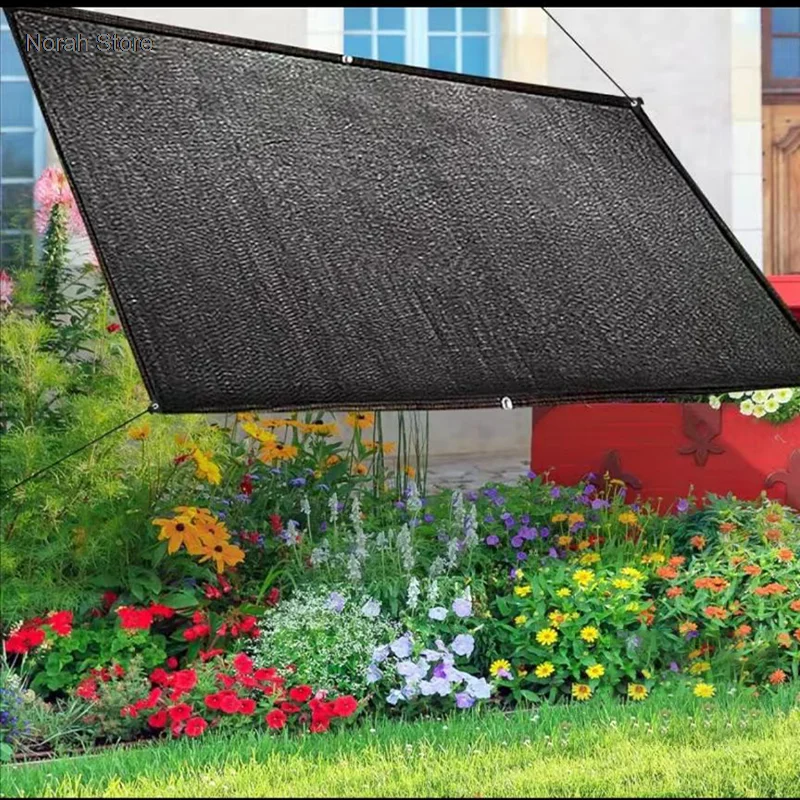 

6X6m Black Shade Cloth with Grommets Sunblock Mesh Cover Anti-UV Garden Balcony Plant Sunshade Net Outdoor Greenhouse﻿﻿﻿﻿﻿﻿﻿﻿﻿﻿