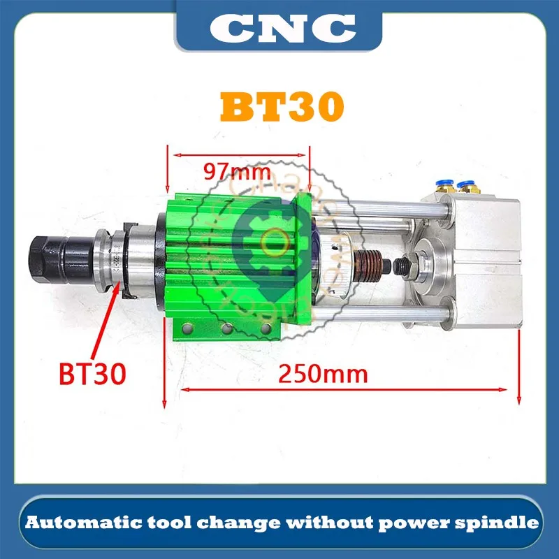 Latest CNC Brand new BT30 automatic tool change without power spindle assembly