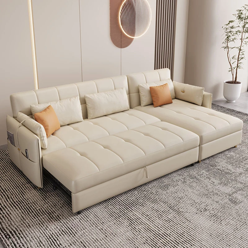 Nordic European Sofas Lounge Kawaii Storage Modułowe składane sofy do salonu Białe relaksujące канапе Convertible Home Furniture