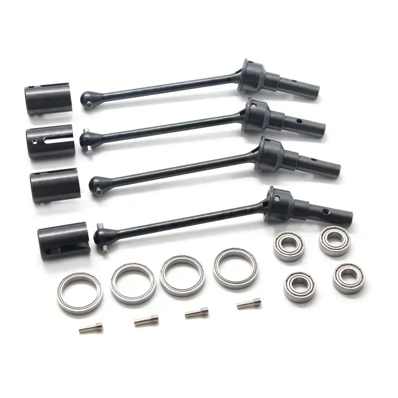 

4Pcs Steel Front And Rear Extended Drive Shaft CVD With Shaft Cup For 1/10 Trxs MAXX Widemaxx RC Car Upgrades Parts