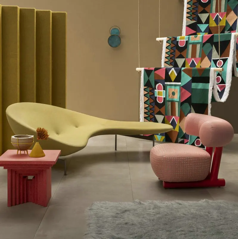 

⁕s Creative Living Room Hotel Lounge Chair Modern Style Villa Bedroom Bar Furniture Fiberglass Eda-Mame Sofas Pea Shaped Day Bed