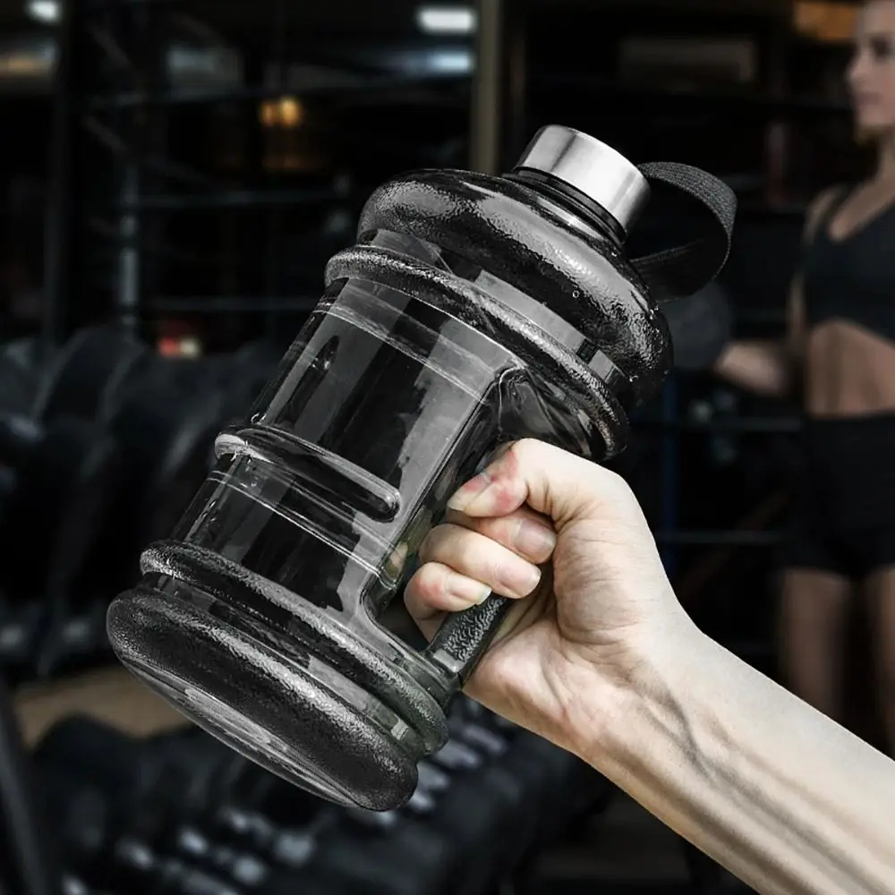 1Pcs Gallon Bottle Water Bottle Portable 2L Large Capacity Sports Drink Bottle Training Sports Workout Outdoor Gym With Handle