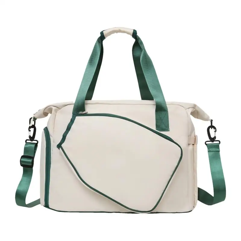 

Pickle Ball Bag Pickle Ball Sling Bag Fashion Thick Waterproof Shoulder Pouch With Bottle Holder Shoe Compartment Spacious For