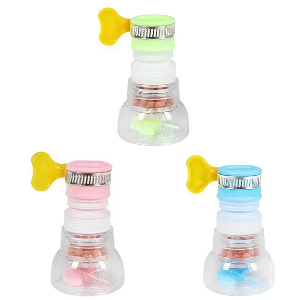 1PC Kitchen Water Filter Faucet Adjustable Flexible Faucet Tap Extender Water Saving Sprayer Filter Diffuser Kitchen Accessories