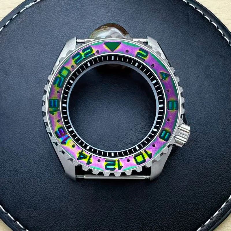 

Mod 42mm SKX007 Watch Case Dome Sapphire Glass Fits NH35 NH36 4R35 4R36 7S26 Movement Transparent Caseback Men Case Refit Parts