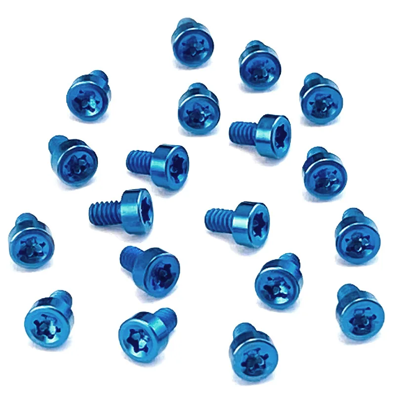 5 Colors 4 Sizes CNC Titanium 2-56 Screws T8 Torx Screw Button
