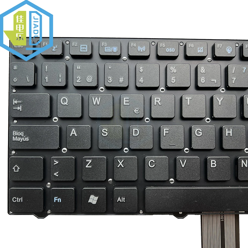 

Испанская клавиатура для ноутбука MB3004001 Coradir C510, черная, без рамки, замена клавиатуры для ноутбука