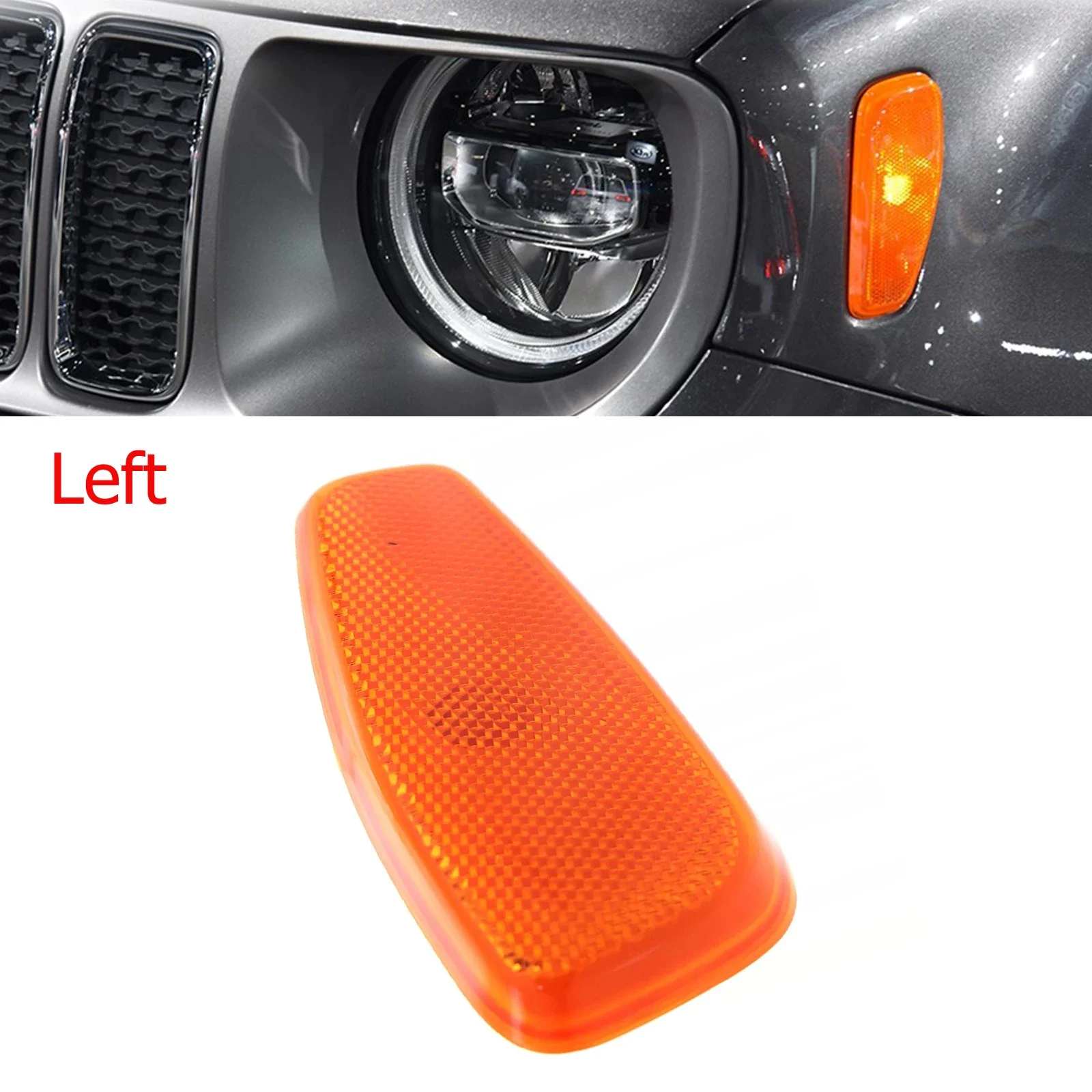 Newest Sale Front Driver Left Side Marker OEM Part Number 68256050AA For Jeep For Renegade 15-23 Replacement Car Accessories