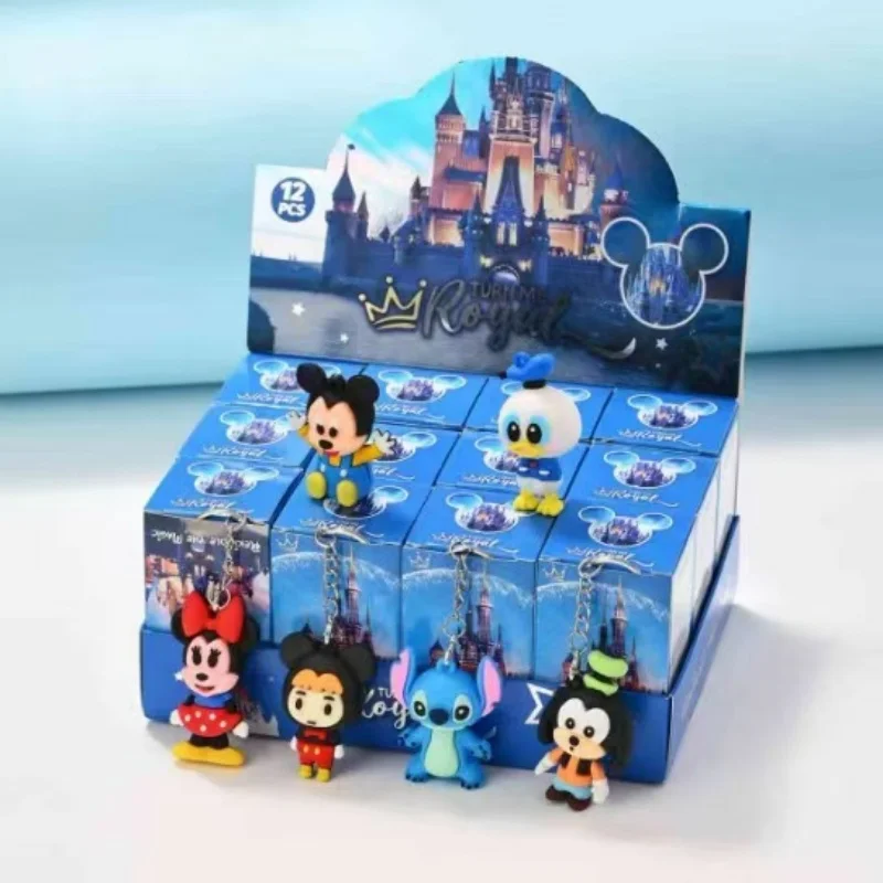 

Disney Minnie Mouse аниме слепая коробка фигурка игрушки милый Lilo Stitch брелок загадочная коробка игрушка для детей и взрослых подарки на Рождество и день рождения