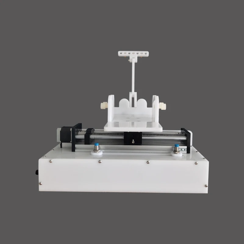 Uniform preparation of nanofiber membrane by electrospinning machine with reciprocating movement of electrospinning nozzle