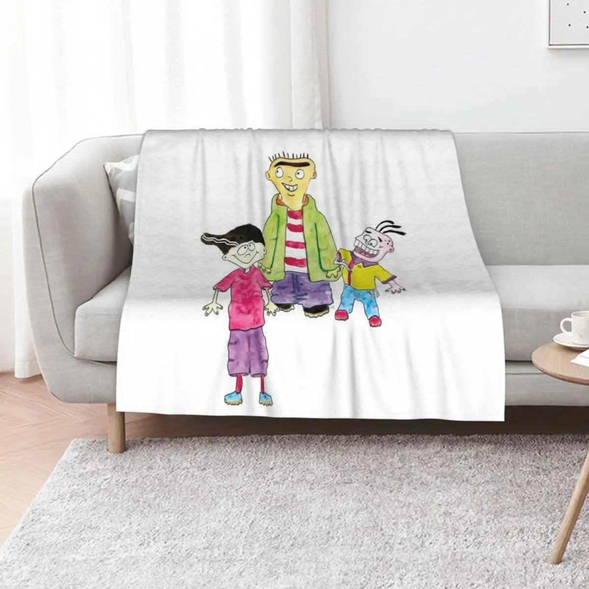 Why Edd Eddy Is Right For You Throw Blanket Sleeping Bag Cute Plaid manga Soft warm for winter Warm Blankets