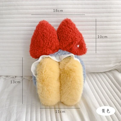 Lovely Big Bowknot Warm peluche paraorecchie Baby Cache oreillas cuffie per bambini per paraorecchie per ragazzo scaldamuscoli per ragazze inverno H303