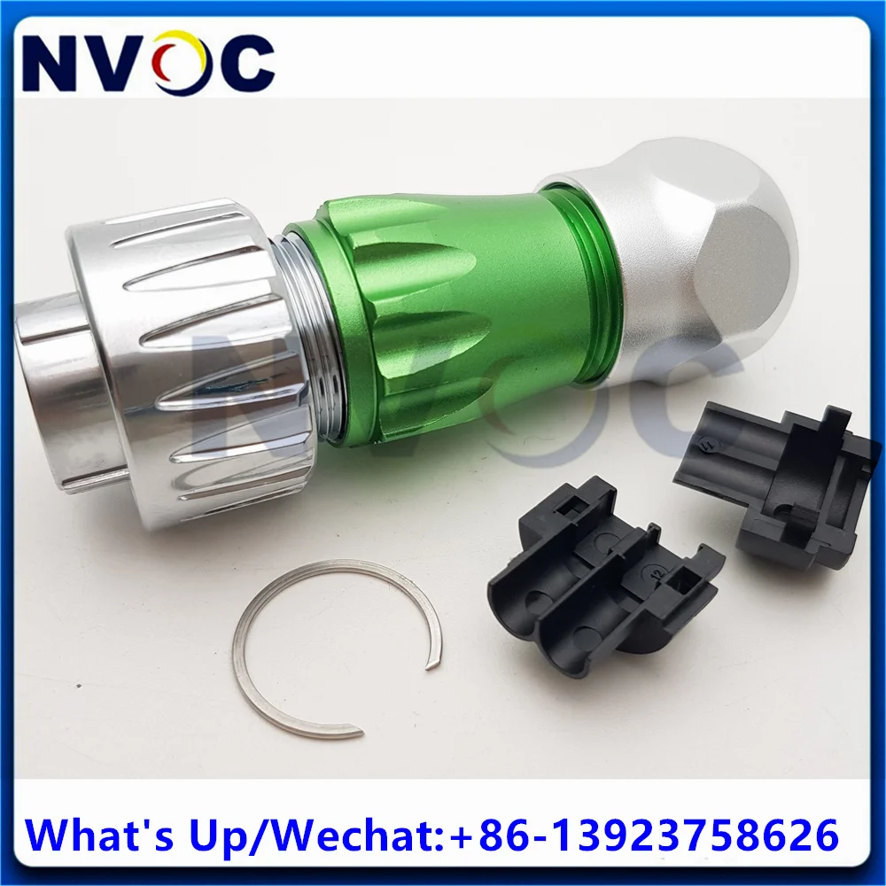 DH24 2-Core الألياف البصرية 1M التصحيح الحبل ، DH24-LC إشارة موصل مقاوم للماء الطيران التوصيل دوبلكس LCUPC الألياف البصرية التوصيل للغرفة