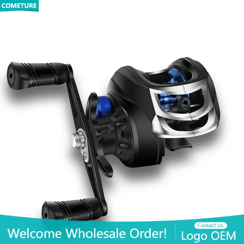

Fishing Reel Metal Spool Baitcasting Reel 8kg Max Drag 7.2:1High Speed Gear Ratio wheel Reel Wheels Lure fishing