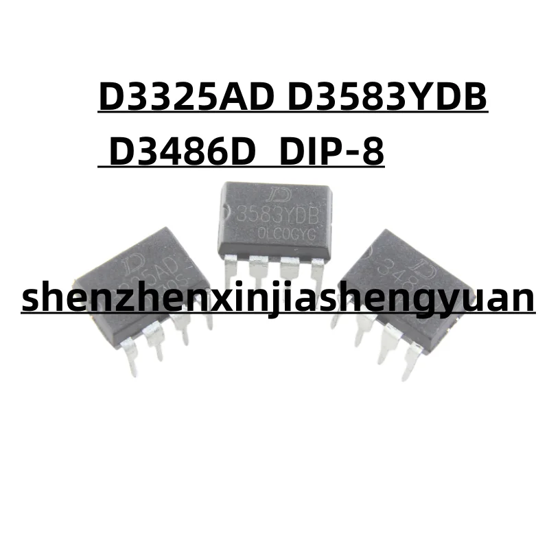Lote de 5 unidades de D3325AD, D3583YDB, D3486D, DIP-8