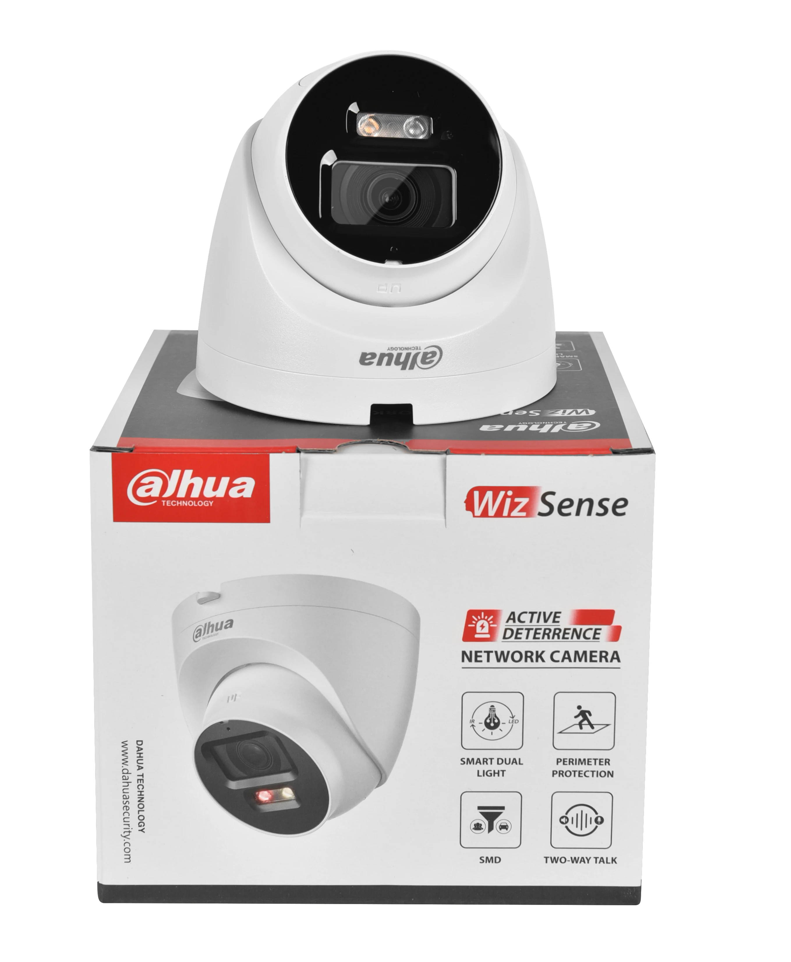 Dahua Original IPC-HDW2449T-S-PV 4MP Full Color Smart Dual Light Active Deterrence WizSense Network POE IP Camera 2-Way Audio SD