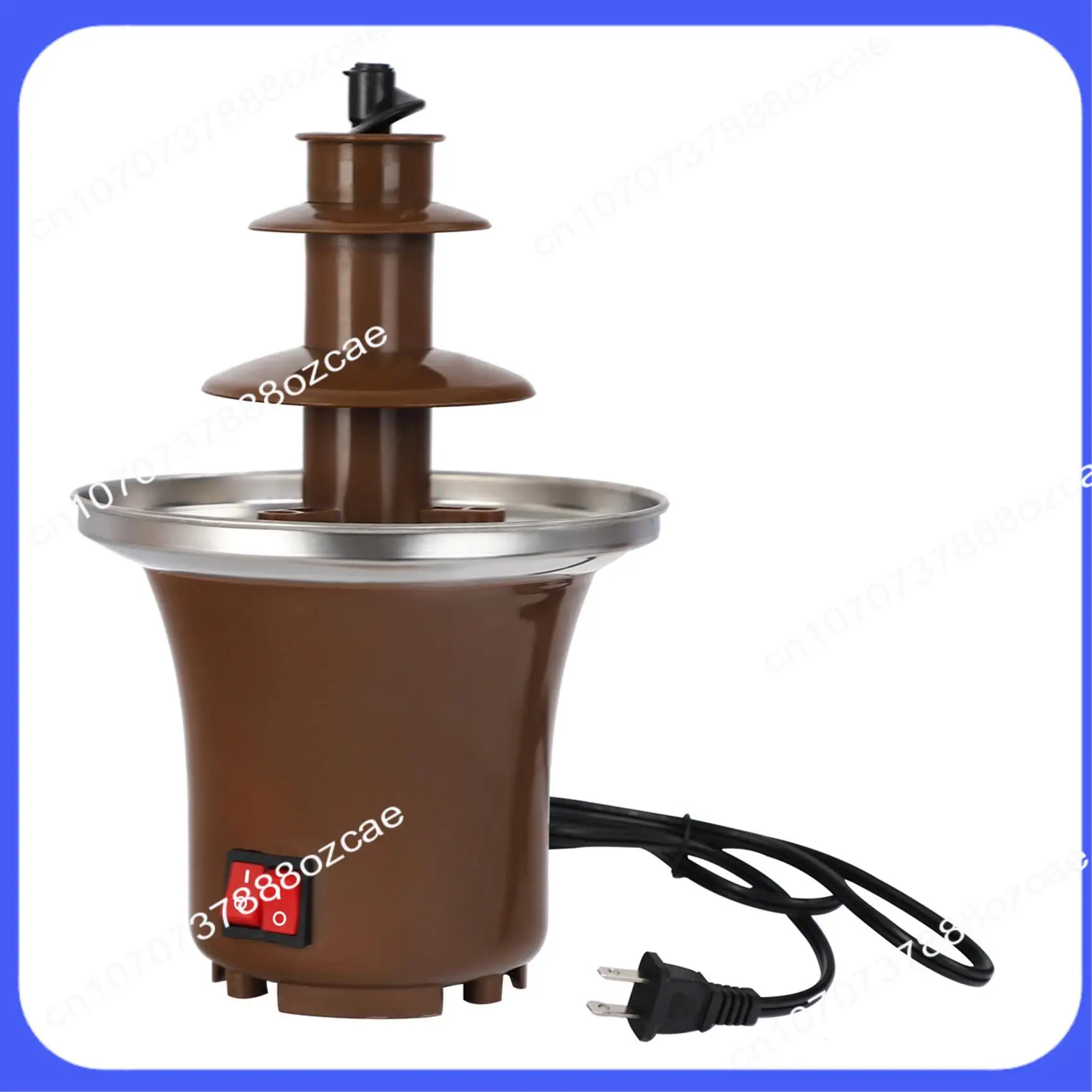 Fonte de chocolate doméstica a26p, máquina automática de fusão de pote quente com torre de derretimento de aquecimento, chocolate caseiro