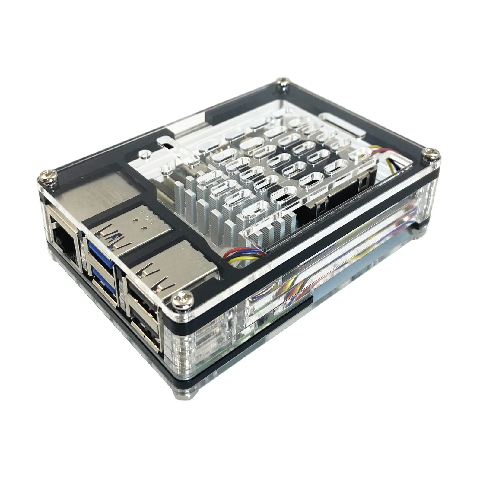 9 Layers Acrylic Case for Raspberry Pi 5 4GB/8GB