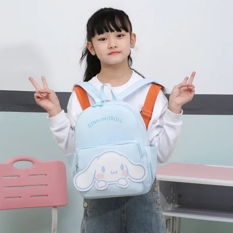 Sanrio Kulomi's new schoolbag, cute college spring outingchildren's spine care and burden reduction, cartoon animation backpack.