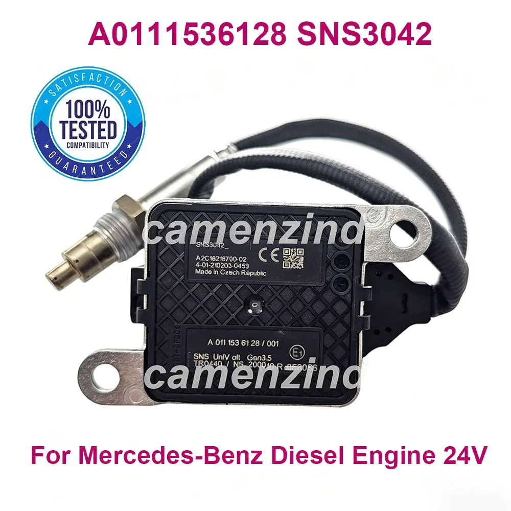 

A0111536128 SNS3042 A 011 153 61 28 For Mercedes-Benz Nitrogen Oxygen Nox Sensor Deteroit Diesel Engine 24V