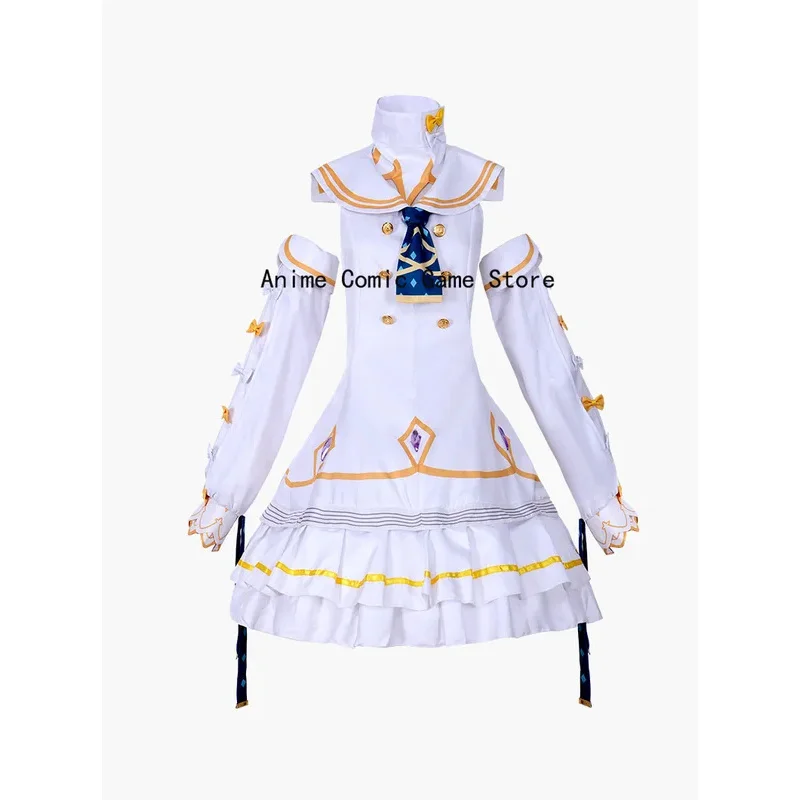 Yurizono Seia Cosplay Costume Blue Archive Yurizono Seia Costume Cute white dress Halloween Party Outfit for Women