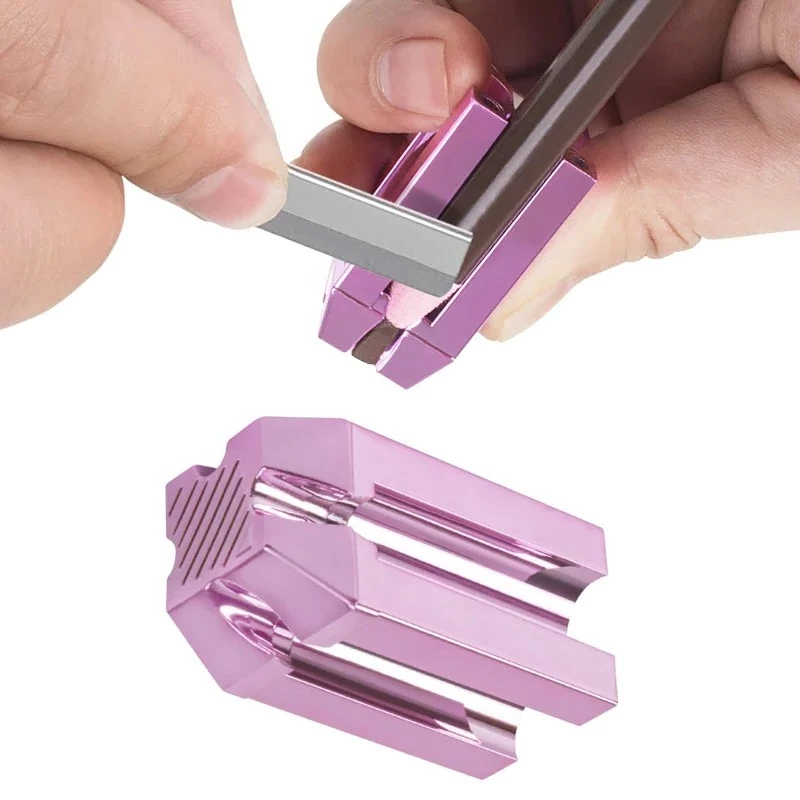 Eyebrow Pencil Sharpening Tip Thin Makeup Tattoo Marker Pen Tool 1pcs 4 In 1 Microblading Eyebrow Pencil Sharpener