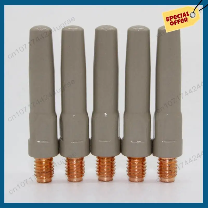 

-A15I 20PCS Anti-Welding Slag Welding Wire Feeding Tips Coated Welding Torch Nozzle MIG Welding Tool Consumables 8.8X40x1.0Mm