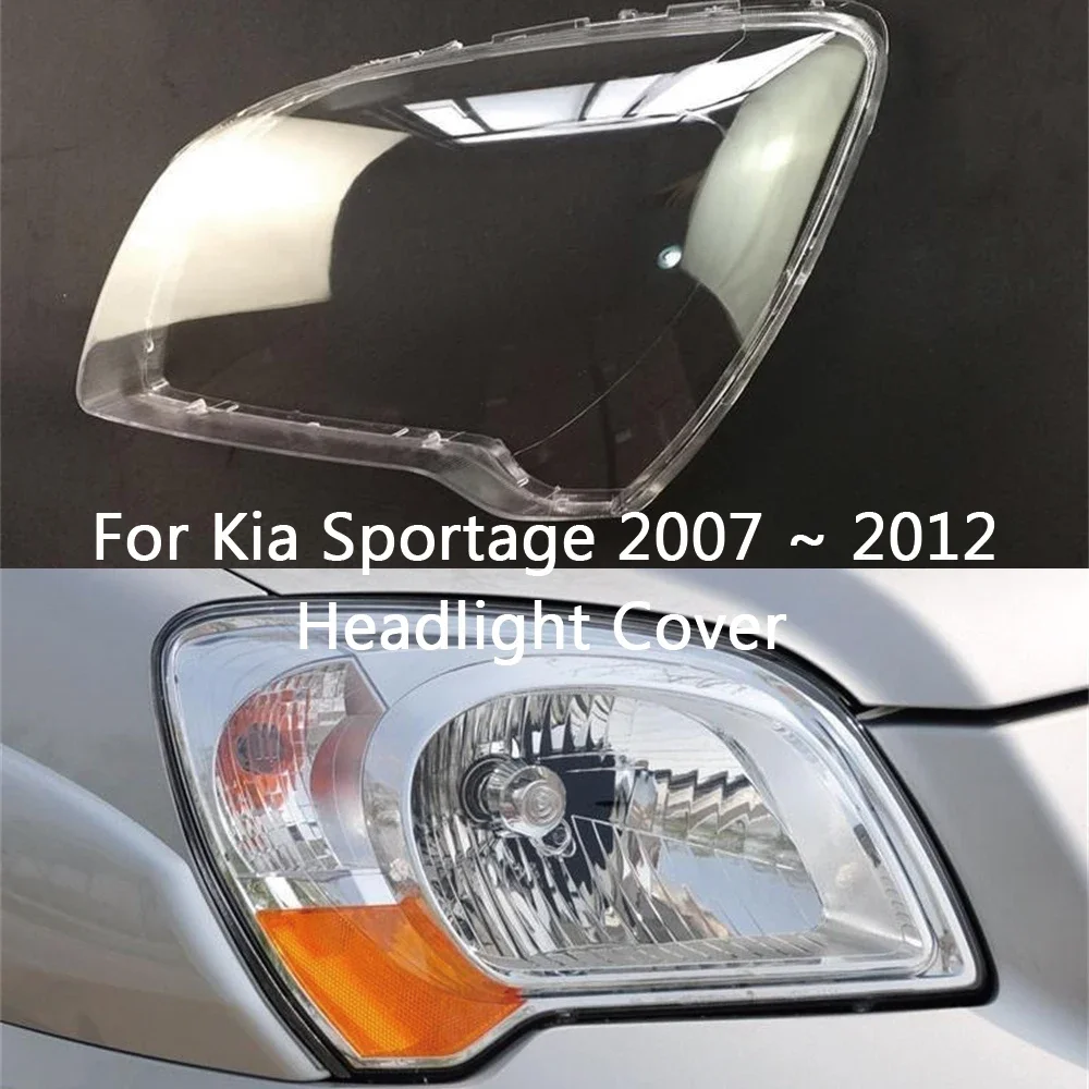 

HTTCCY для Kia Sportage 2007 2008 2009 2010 2011 2012, передняя фара автомобиля, крышка объектива, крышка лампы, абажур, фара