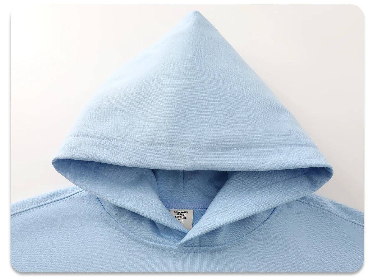 IEFB New Autumn Men's Sweatshirts Hooded Solid Color Lager Pocket Casual Thick Menswear Loose Pullover Male Hoodies 9W424