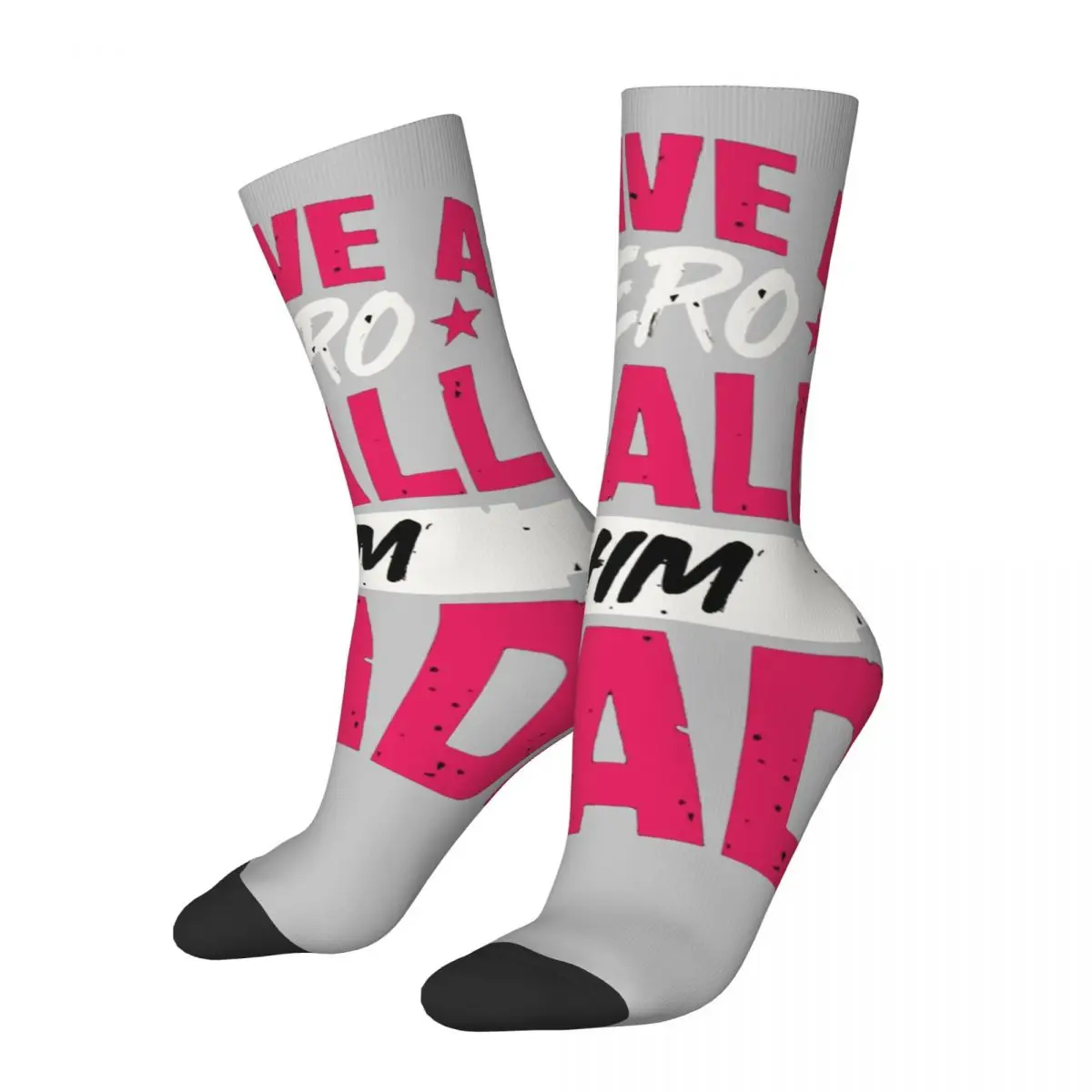 Super Dad Men Women Socks,Motion Beautiful printing Suitable for all seasons Dressing Father's Day Gifts